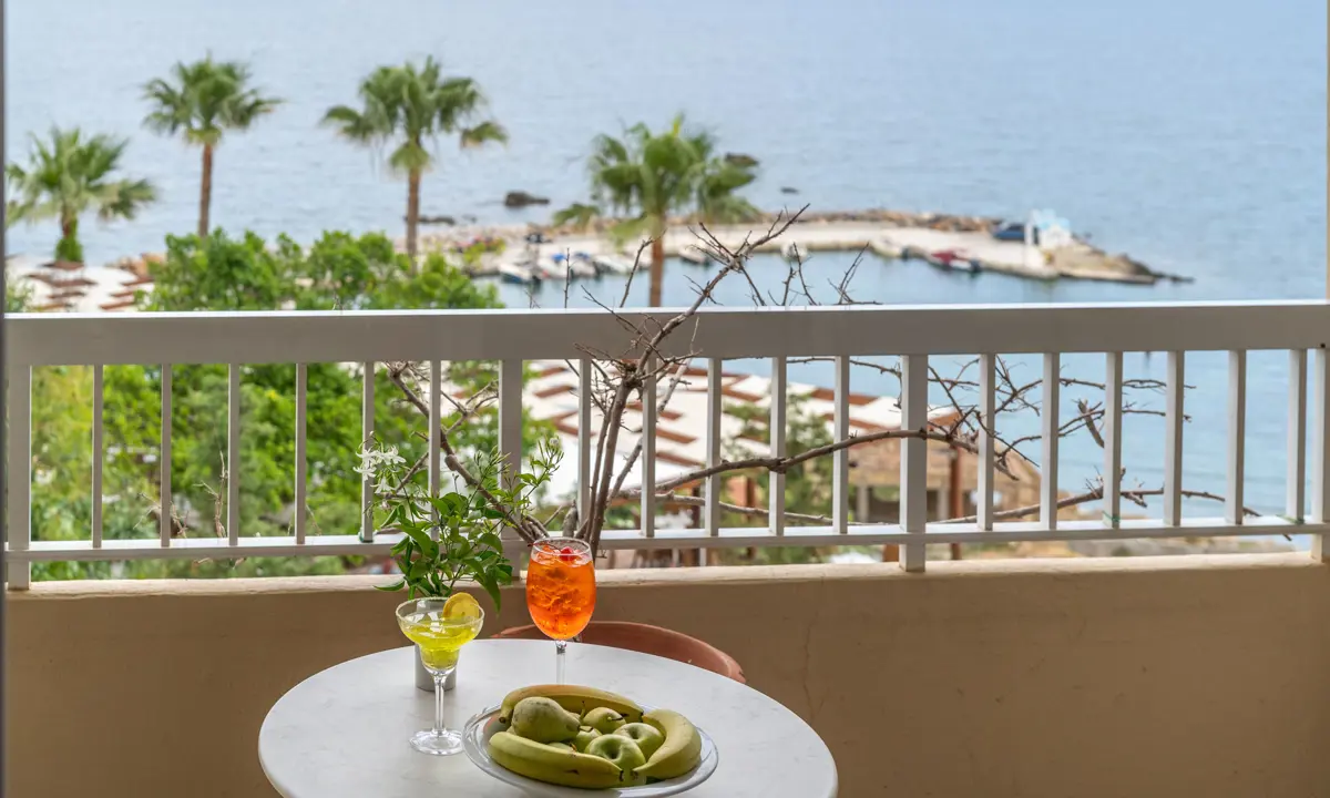 Dobbeltværelse Delvis Havudsigt Nr 240 Panorama Hotel Kreta Folkeferie (3)