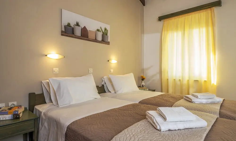 Theos Village Hotel Kreta Chania 2 Værelses Lejlighed Folkeferie (6)