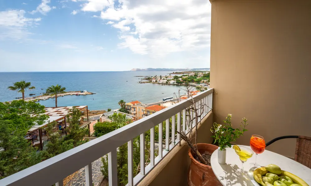 Dobbeltværelse Delvis Havudsigt Nr 240 Panorama Hotel Kreta Folkeferie (9)
