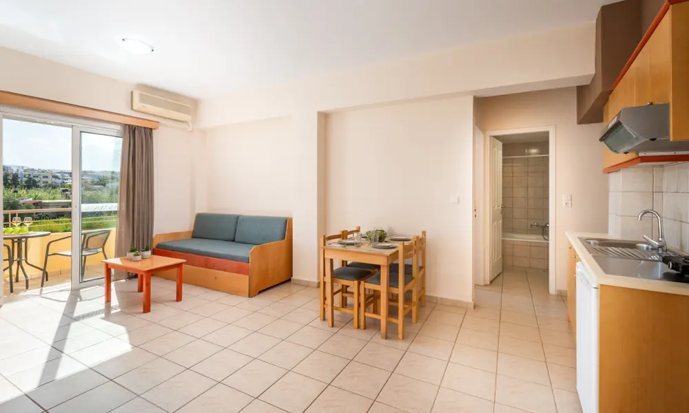 2 Værelses Lejlighed 1 Sal Veronica Hotel Kreta Grækenland Folkeferie (1)