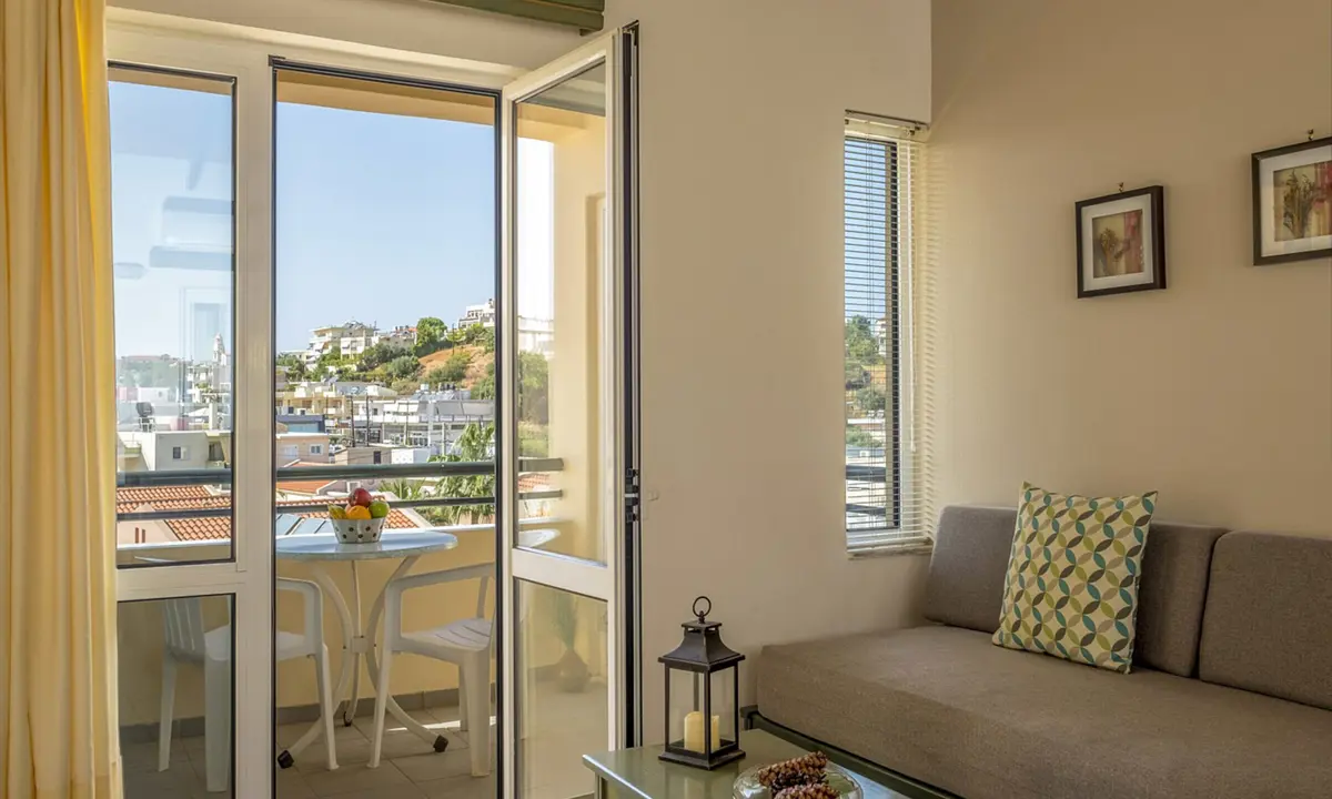 Theos Village Hotel Kreta Chania 2 Værelses Lejlighed Folkeferie (5)