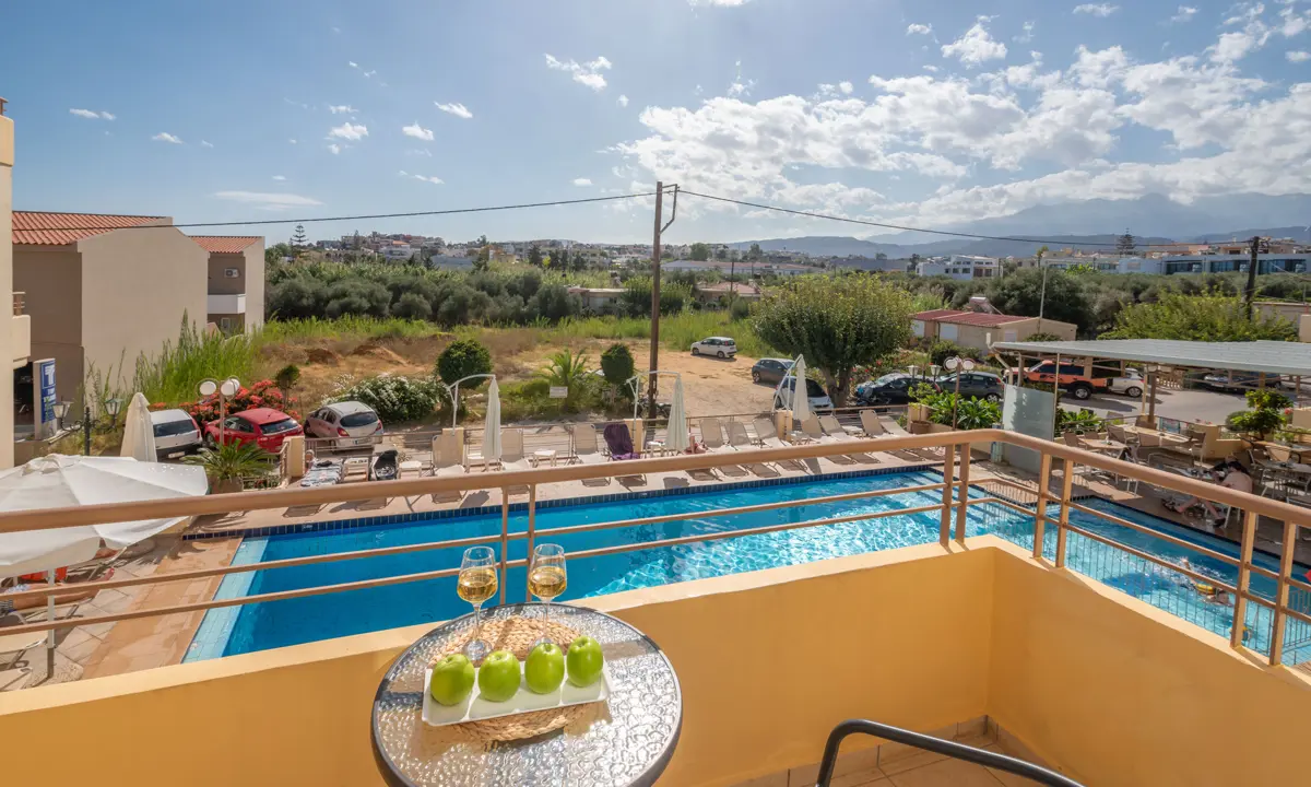 2 Værelses Lejlighed 1 Sal Veronica Hotel Kreta Grækenland Folkeferie (5)