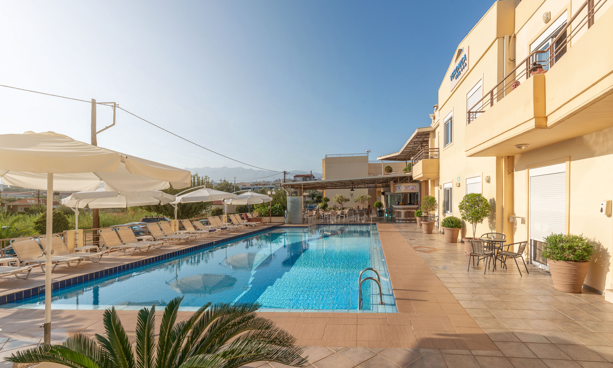 Swimmingpool Veronica Hotel Kreta Grækenland Folkeferie (22)